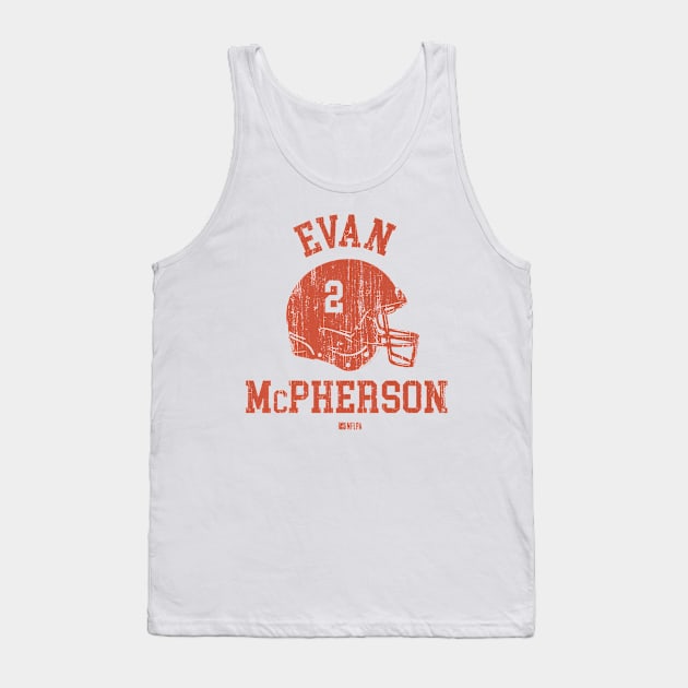 Evan McPherson Cincinnati Helmet Font Tank Top by TodosRigatSot